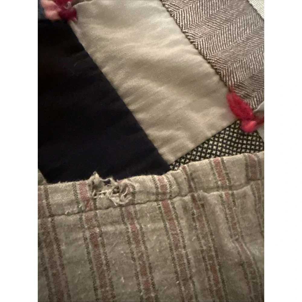 Amish Handmade Reversible Patch Quilt 86x62Twin From Ohio Amish Country Berlin